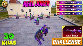 😱 OMG !! FAKE DANGER JOKER WITH FOOL M416 CHALLENGED MRCYBERSQUAD & REAL FOOL SET IN BGMI