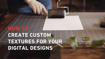 How to Create Custom Textures For Your Digital Designs | Design Tips