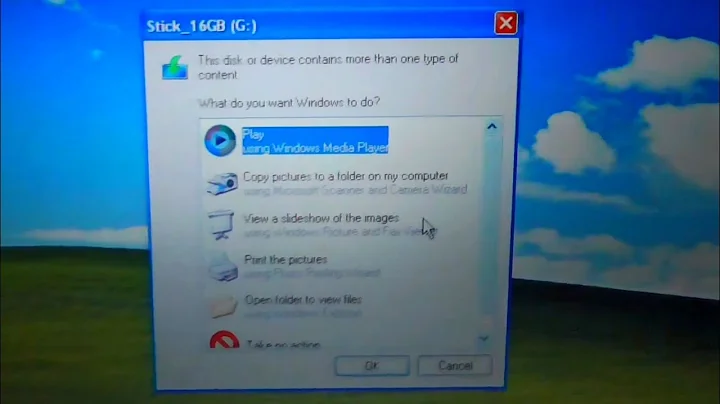 How to disable AutoPlay under Windows XP (for CD/DVD & USB drives)