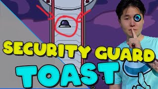 Toast the Security Guard in Among Us ft. Sykkuno, Valkyrae, Corpse, Fuslie, LilyPichu.