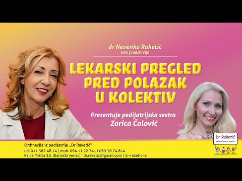 Pitajte pedijatra - Lekarski pregled pred polazak u kolektiv