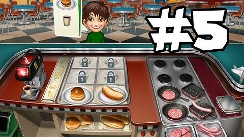 Cooking Fever - hamburger and hot dogs cooking - kids game - part 5