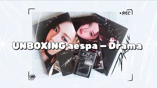 РАСПАКОВКА АЛЬБОМА ❤ aespa — Drama (giant ver., smini) 🖤| unboxing kpop album