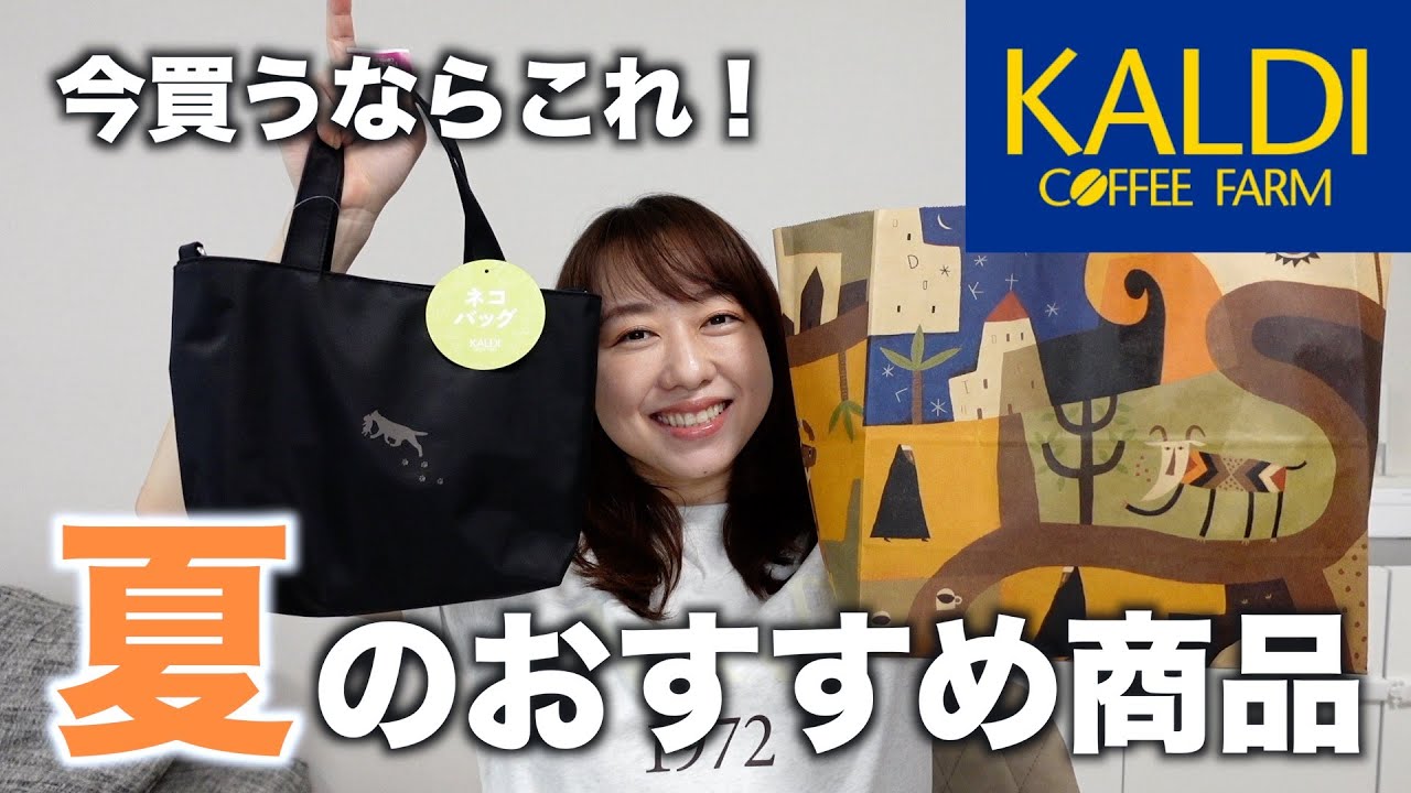 【カルディ購入品】ネコの日バッグ開封！夏のおすすめ商品を紹介！