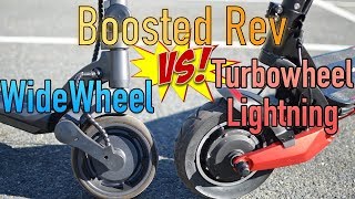 WideWheel Vs Boosted Vs Turbowheel Lightning: electric scooter review!