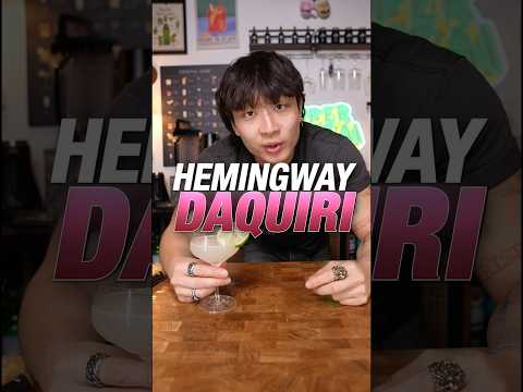 my boy Ernest was a ranked drinker with unranked taste buds #daquiri #cocktails #bartending