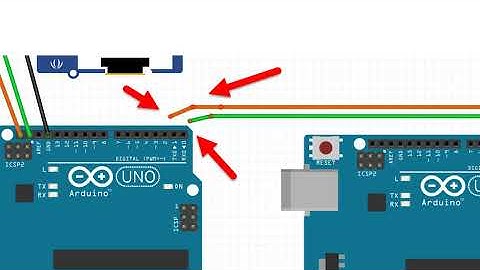 Serial Communication Between 2 Arduinos - Display Temperature