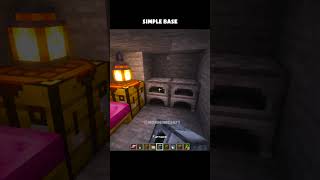 Simple Base #minecraft #shorts