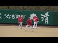 現役引退した長野久義　カープ時代の外野ノック