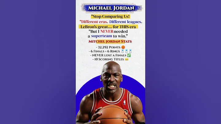 LeBron Says He's BETTER Than MJ?! 😱 The GOAT Debate Ends HERE" #lebronjames