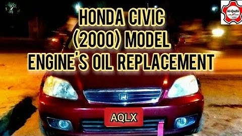 Oil for 2000 honda civic