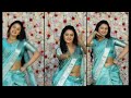 Tamil serial actress debjani saree rare navel