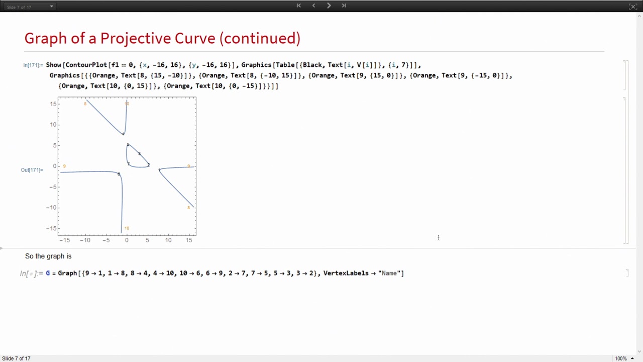 Representing Real Algebraic Plane Curves with the Wolfram Language