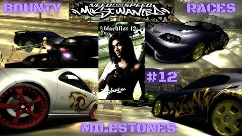 Need For Speed Most Wanted: Blacklist #12 Izzy: Races, Milestones & Bounty