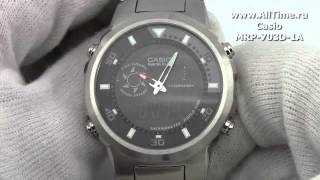 Видео Мужские японские наручные часы Casio Protrek MRP-703D-1A (автор: AllTimeRU)