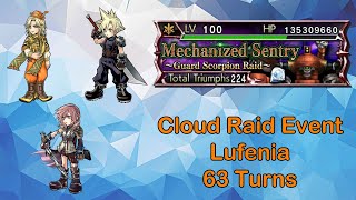 DFFOO GL Lufenia: Cloud Raid Event (Mechanized Sentry)