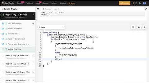 May LeetCoding Challenge day 6 - Majority Element