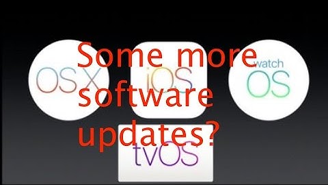 WatchOS 3, MacOS Sierra, iOS 10