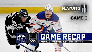 Gm 3: Oilers @ Kings 4/26 | NHL Highlights | 2024 Stanley CupPlayoffs
