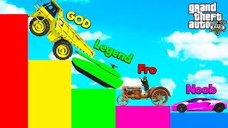 GTA 5: WHICH CAR CAN CLIMB THE HIGHEST LEVEL WITH CHOP & BOB (GTA V Mods)