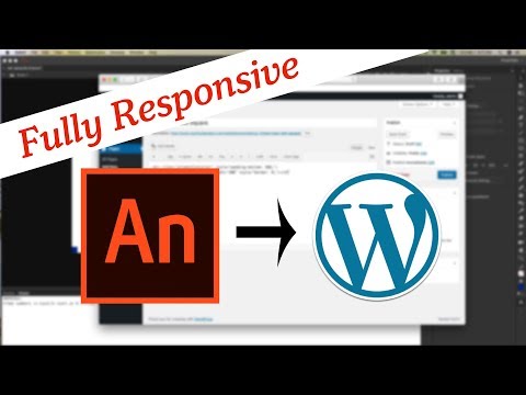 Fully responsive HTML5 from Adobe Animate CC 2019 to WordPress 5.0