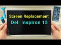 Dell Inspiron 15- 3541, 3542, 3878 screen replacement, замена матрицы ноутбука