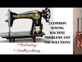 How to fix 2 COMMON SEWING MACHINE PROBLEMS in 2 minutes.