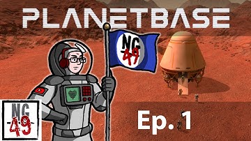 Planetbase - The Arid Planet - "I Love Space!" - Base 1 Part 1