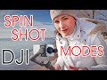 How to film B roll with DJI Osmo Mobile 3, SPIN SHOT transition, change MODES with gimbal