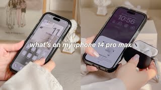 what’s on my new iphone 14 pro max | 📦unboxing new AirPods pro, tips & tricks, new iOS update 16.5