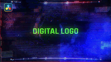 Digital Logo Reveal: DaVinci Resolve template