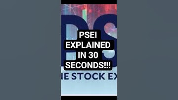 PSEi in 30 Seconds! What the PH Stock Market Really Means #InvestingTips #StockMarket #FinanceFun
