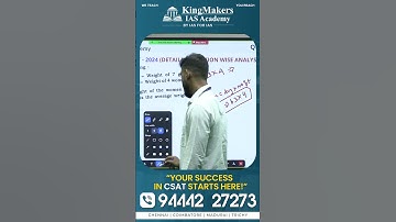 UPSC CSAT 2024 | Mr.Shri Iyyappan | CSAT faculty Tips to crack | UPSC CSAT 2025 #kmias #upscexam