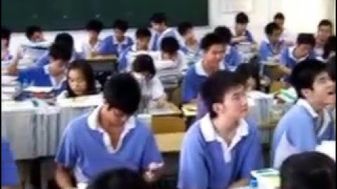 Chinese students use Enjoy clickers to do Paper printed exam/quiz
