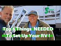 Top Items NEEDED to set up your RV... (Must Haves !)