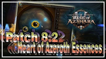 FIRST LOOK: Heart of Azeroth Essences!│8.2 PTR│Battle for Azeroth