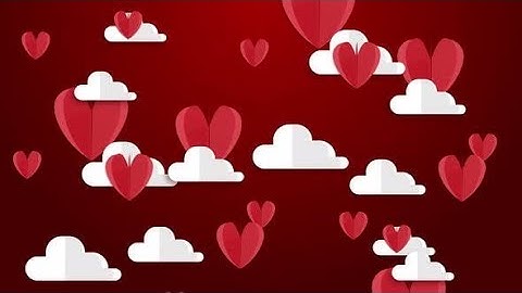 4K Animated Motion Graphic Video Stock | Looping Love Hearts Background in 4K by Under21 studio