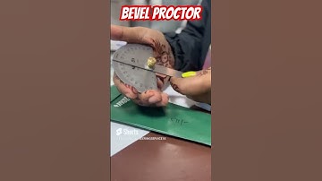 How to use a bevel protector | degree protector #protector #bevelgear #bevel #protector #measures