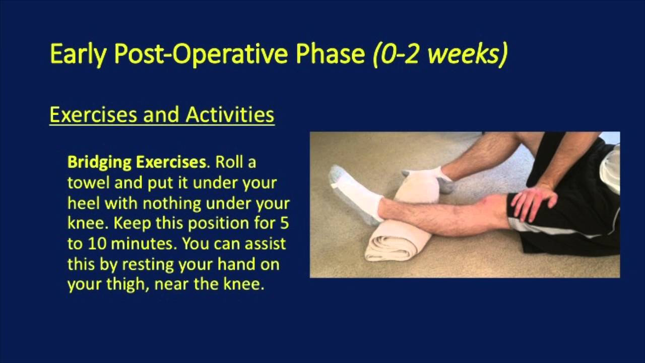 Knee Meniscus Repair - Post Operative Rehabilitation Protocol