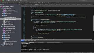 Xamarin Froms Track Location GPS Service Android & IOS