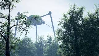 Unreal Engine 4, War of the Worlds inspired woodland scene.