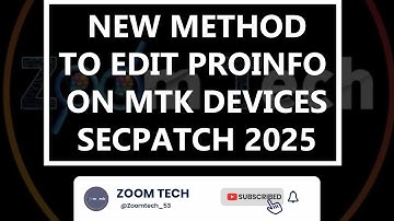 All MTK latest 2025 How to Edit Proinfo Free Free Free New Solution #EDITPROINFO #MDM #MTK2025 #NEW