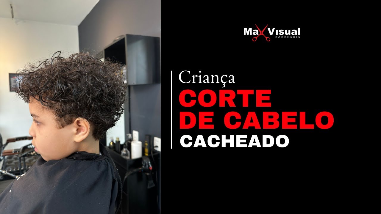 CRIANÇA - CORTE DE CABELO CACHEADO