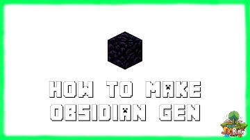 ✔ Minecraft: How to Make Obsidian Generator & Farm! (2022)