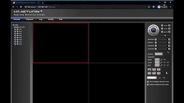 Doss NVR Web GUI using Flash