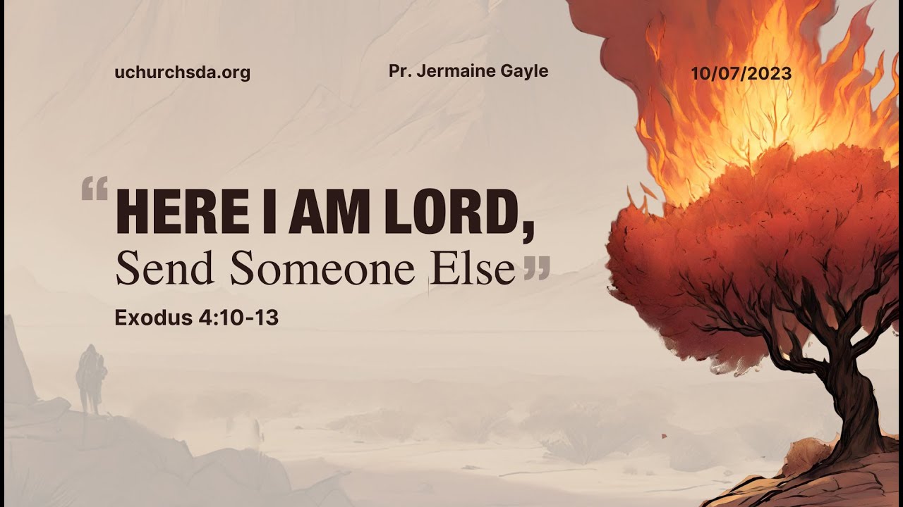 Here I am Lord, Send Someone Else - Pr. Jermaine Gayle - YouTube