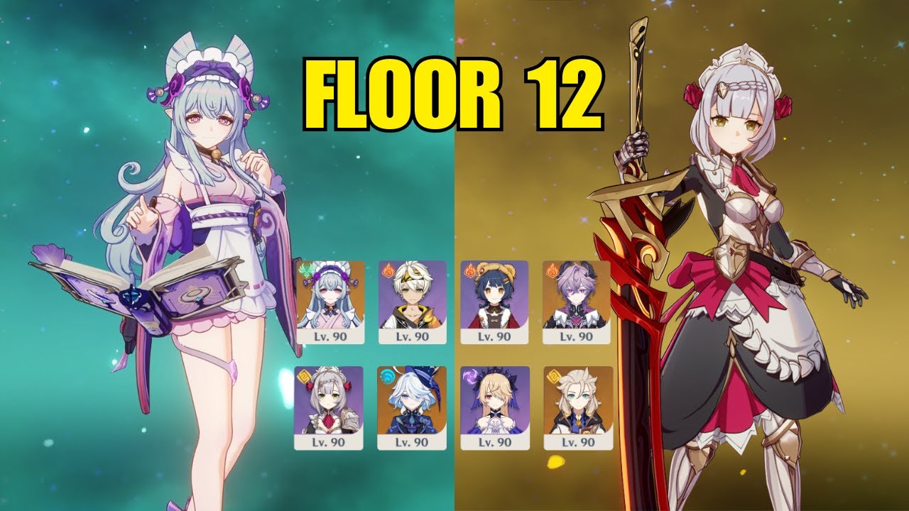 C0 Mizuki Triple Pyro & Noelle Double Geo | Genshin Impact 6.2 Spiral Abyss Floor 12