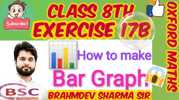 class 8 exercise 17B | how to make bar graph | Oxford maths| @Brahmdev sharma sir