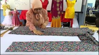 Teknik Menggunting Baju Kurung Tradisional