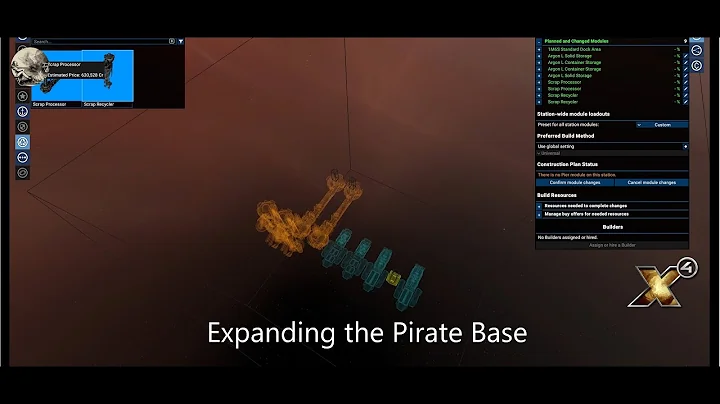 Build A New Pirate Base | X4 Foundations Pirate Run 9